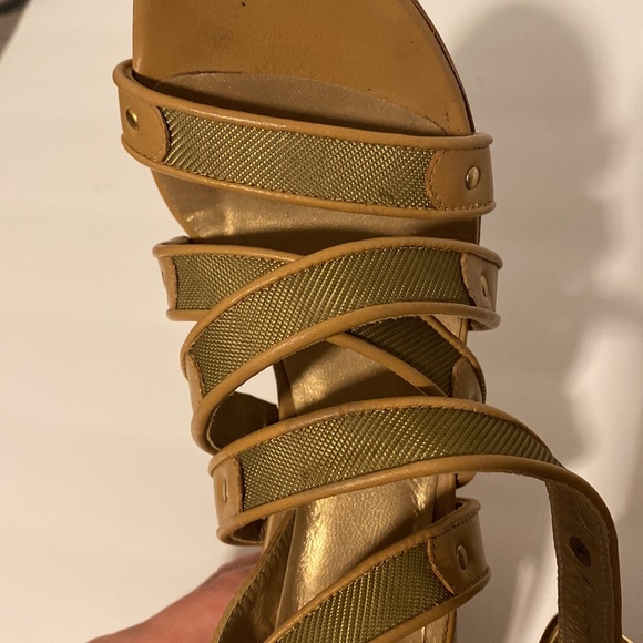 Stuart Weitzman Sexy Nude/Mesh Strappy Stiletto Heels! - Picture 8 of 9